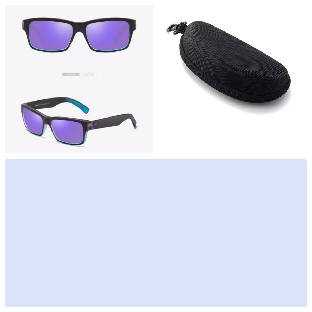 Rectangle Frame Wayfarer Vibes Sunglasses