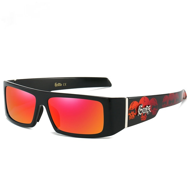 Rectangle wrap around sunglasses