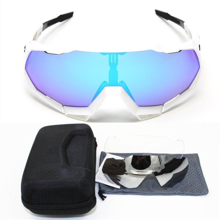 Shields. Sunglasses, interchangeable lenses. Go.