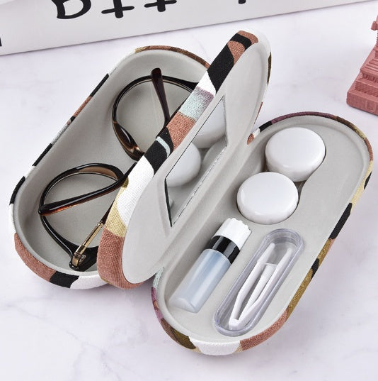 Camouflage Dual Purpose Frame Glasses Case specialty contact travel case