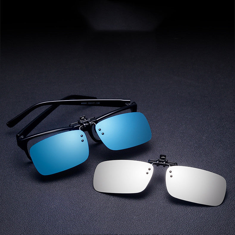 Myopia Clip Men's And Women's Folder-piece Sunglasses