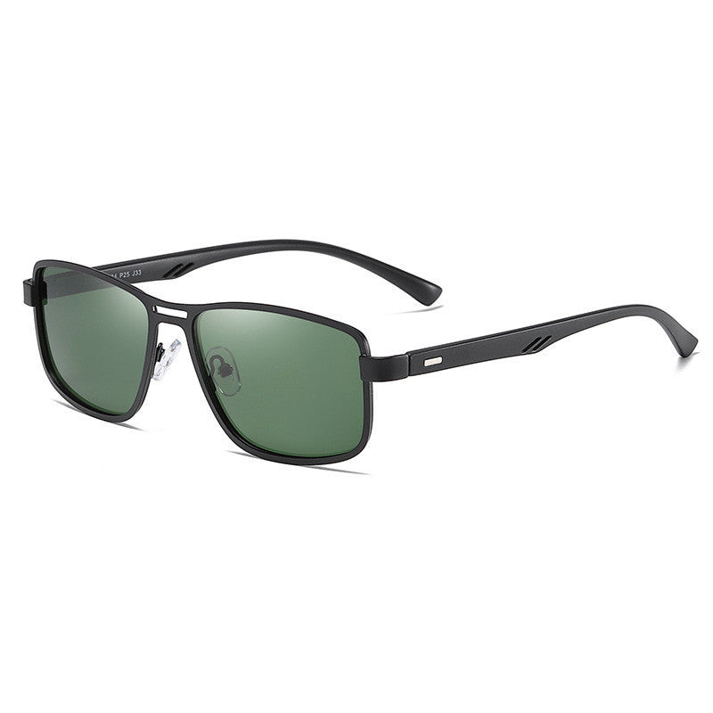 Metal frame Dual bridge square style Sunglasses