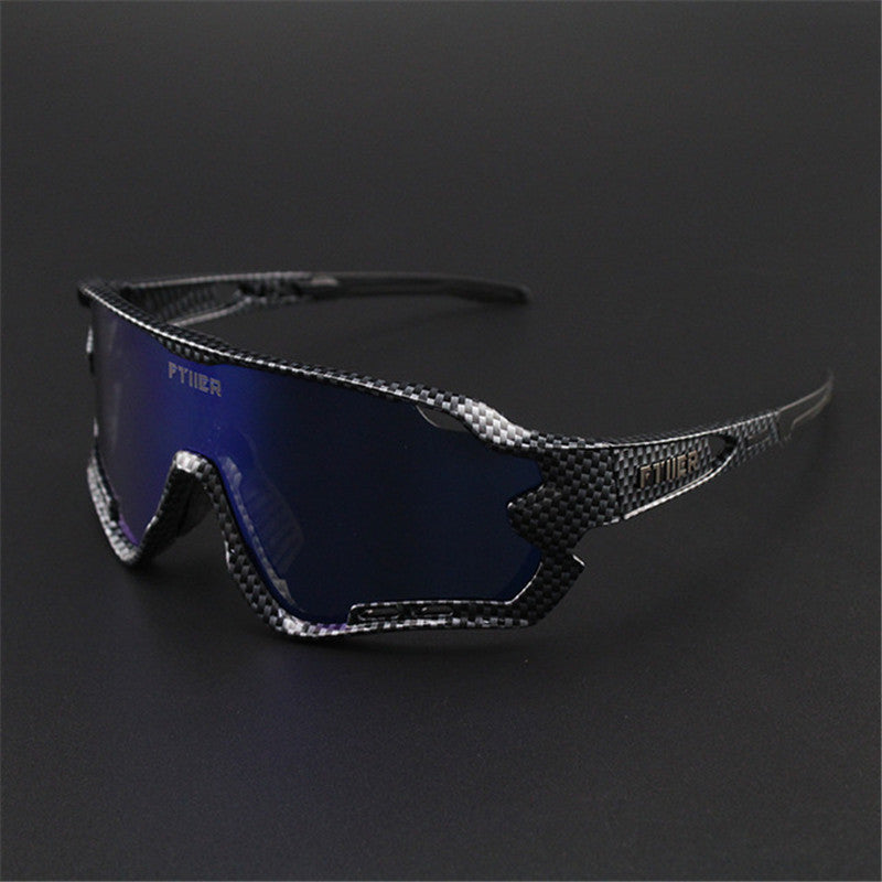 Sport Wraparound Shield Style Glasses