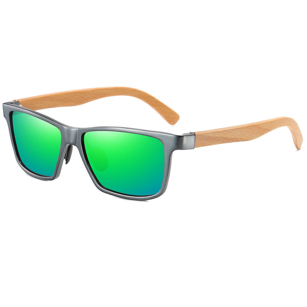 Bamboo temples and TR90 Frames, Rectangle glasses