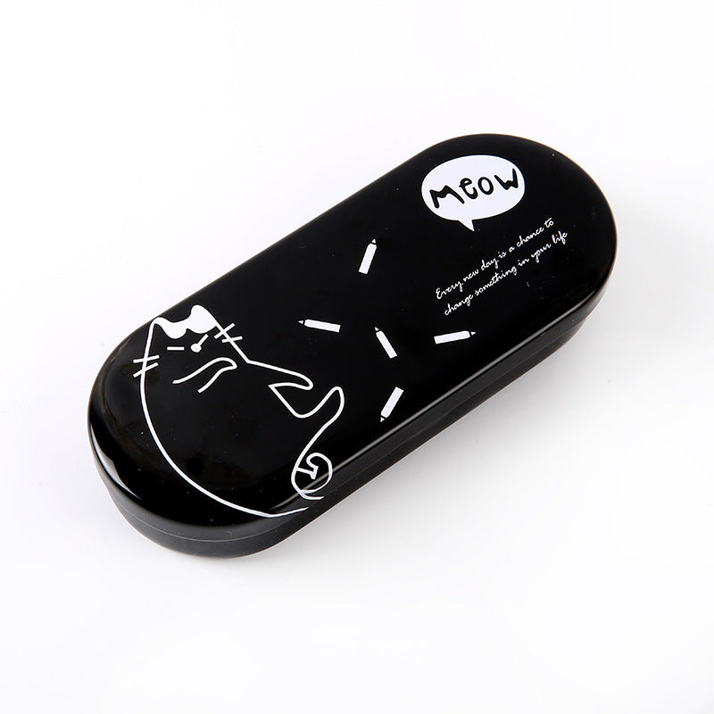 Metal glasses case