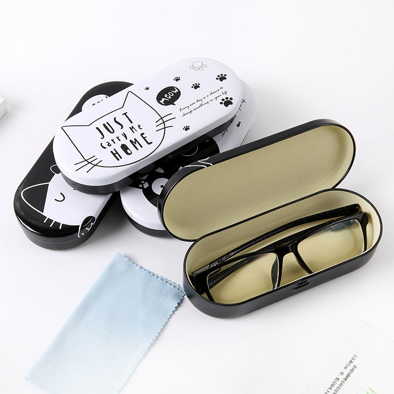 Metal glasses case