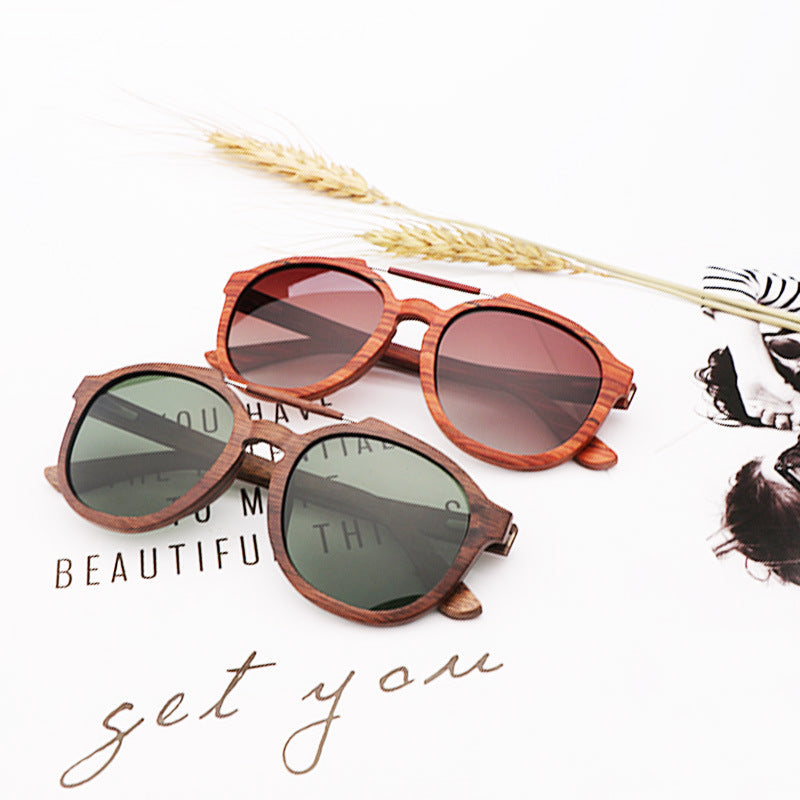Aviator Plus Bamboo Equals Dope Sunglasses