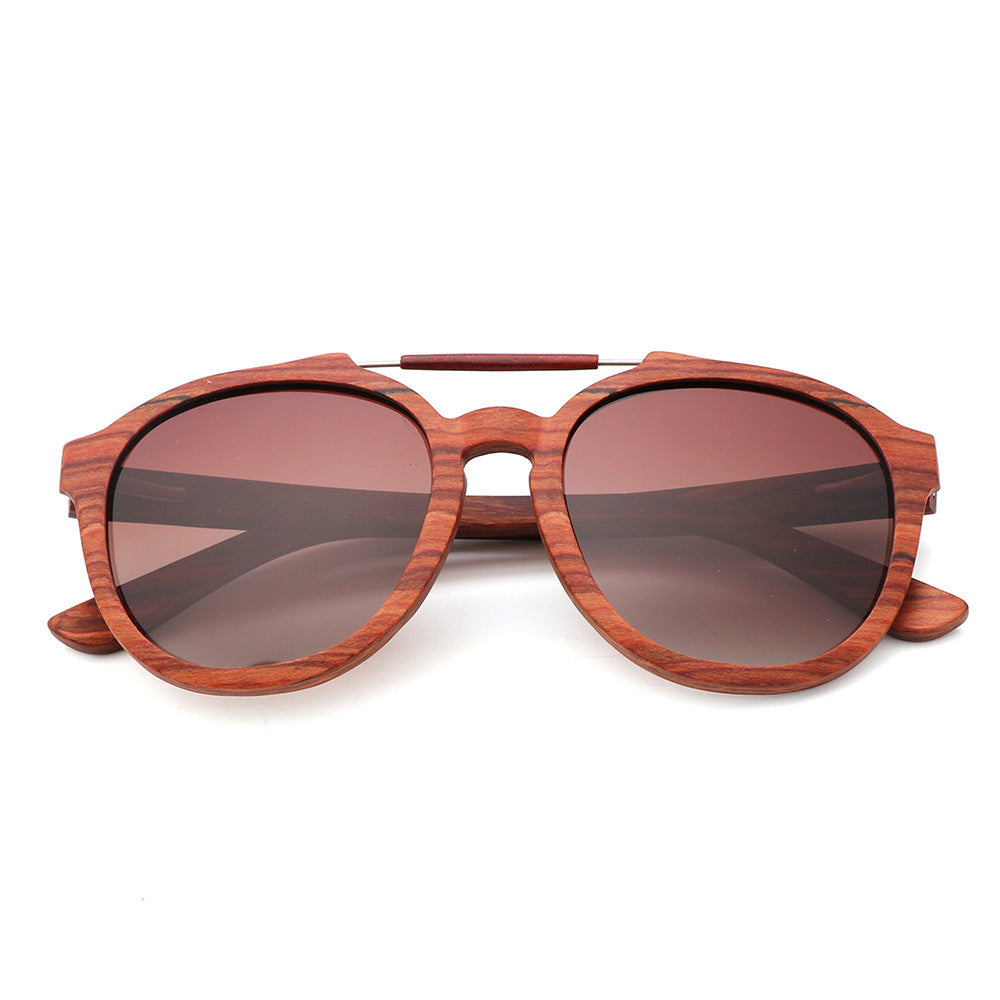 Aviator Plus Bamboo Equals Dope Sunglasses
