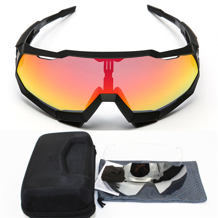 Shields. Sunglasses, interchangeable lenses. Go.