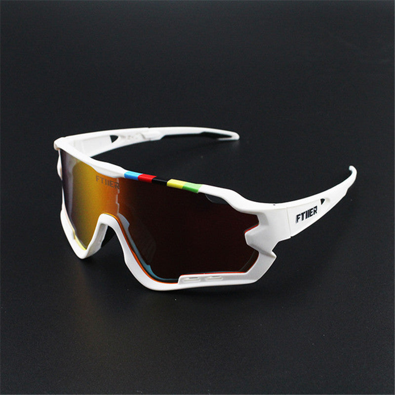 Sport Wraparound Shield Style Glasses