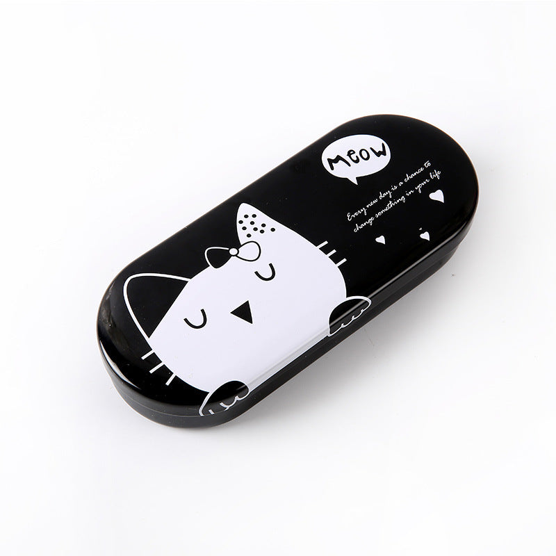 Metal glasses case