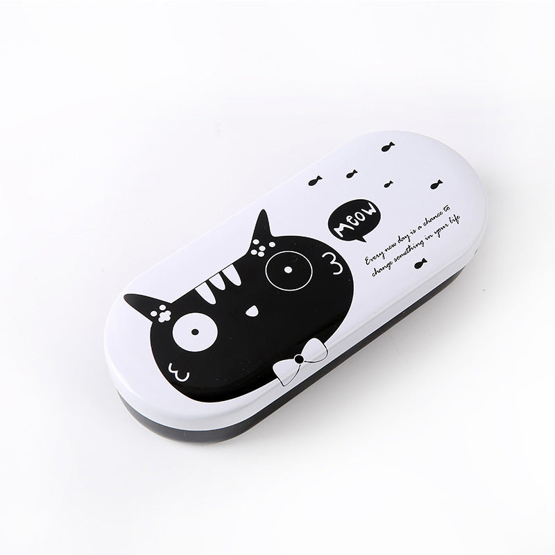 Metal glasses case