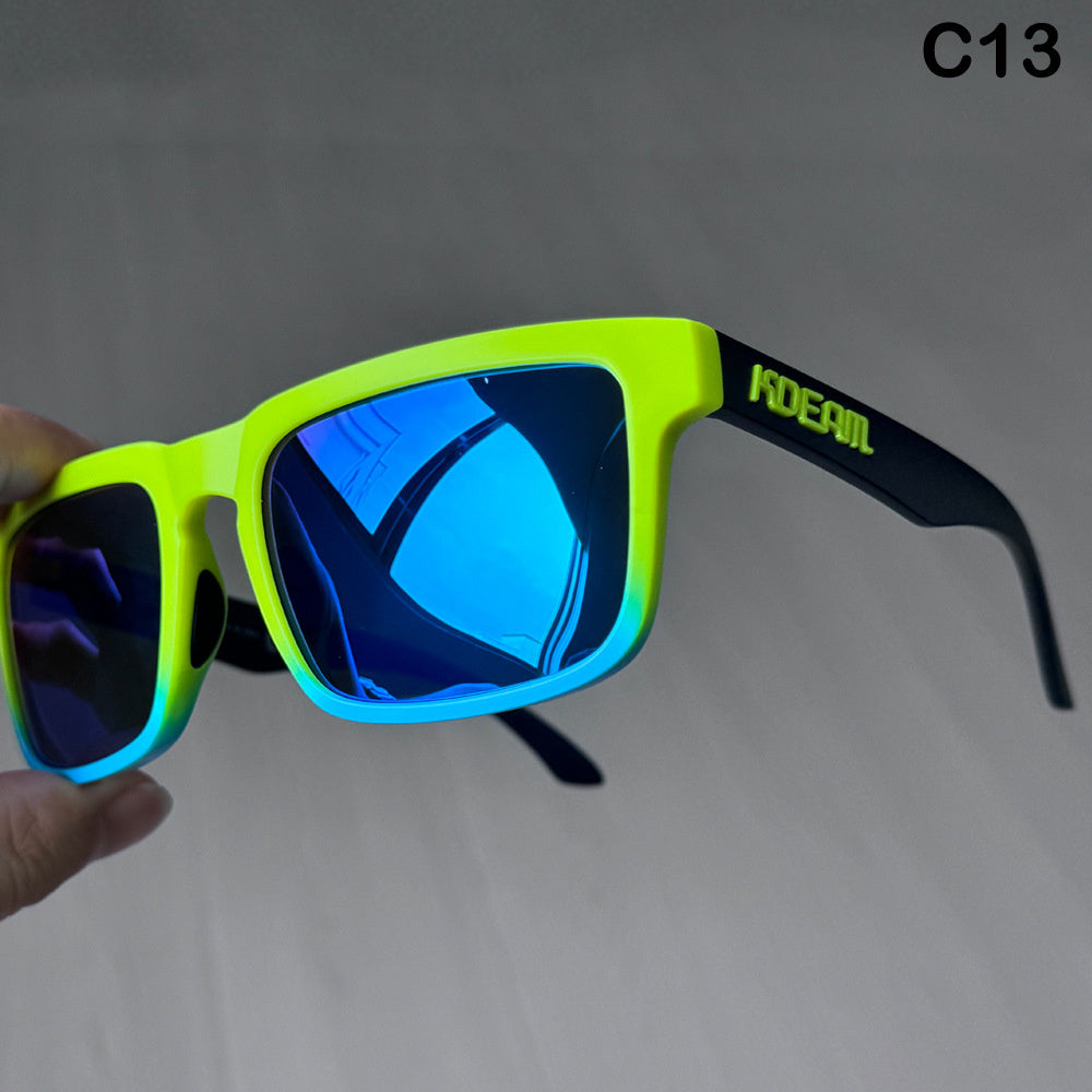 3    TR90 Colorful Polarized Sunglasses Square