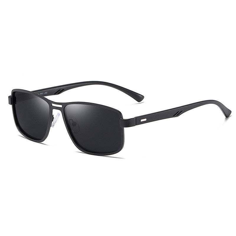 Metal frame Dual bridge square style Sunglasses