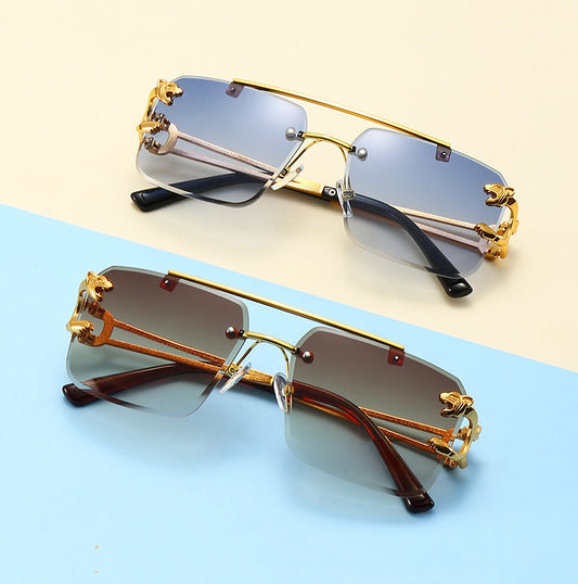 Gold Frame Squared Dragon Aviators