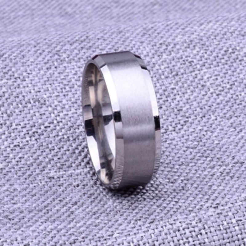 Black or Silver Tungsten Rings
