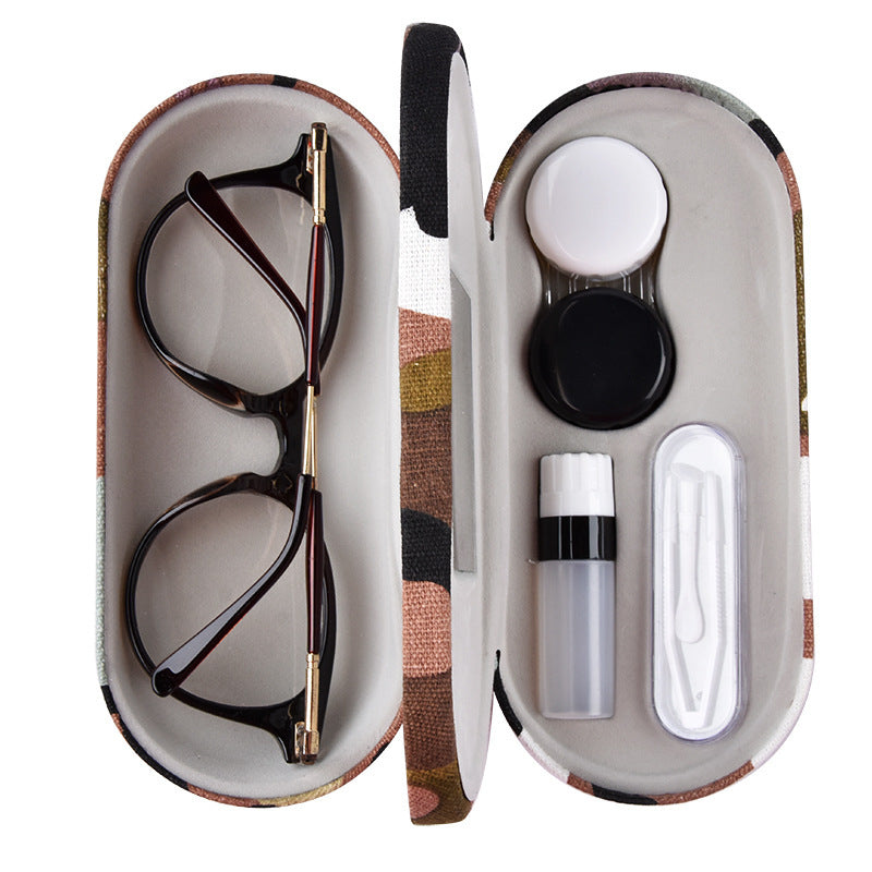 Camouflage Dual Purpose Frame Glasses Case specialty contact travel case