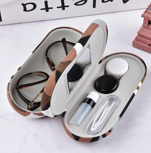 Camouflage Dual Purpose Frame Glasses Case specialty contact travel case