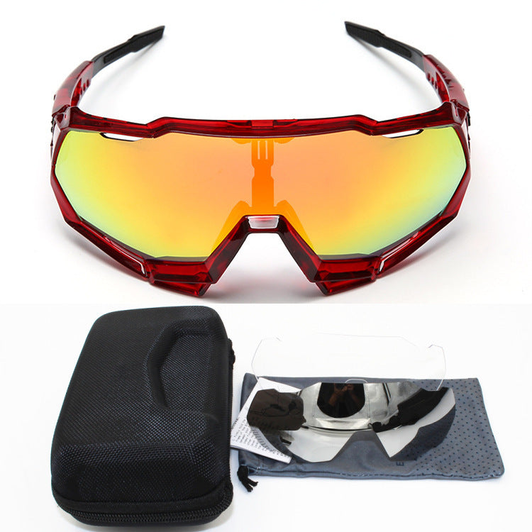 Shields. Sunglasses, interchangeable lenses. Go.
