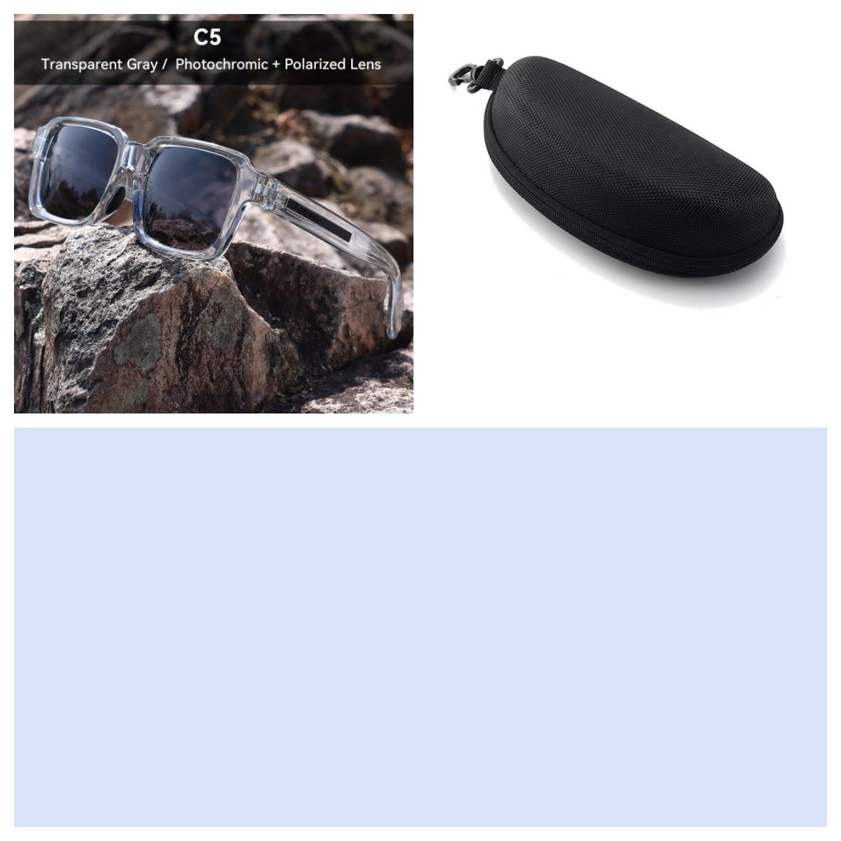 3    TR90 Colorful Polarized Sunglasses Square