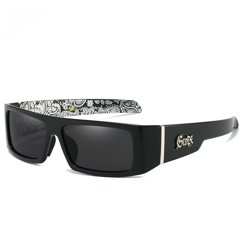 Rectangle wrap around sunglasses