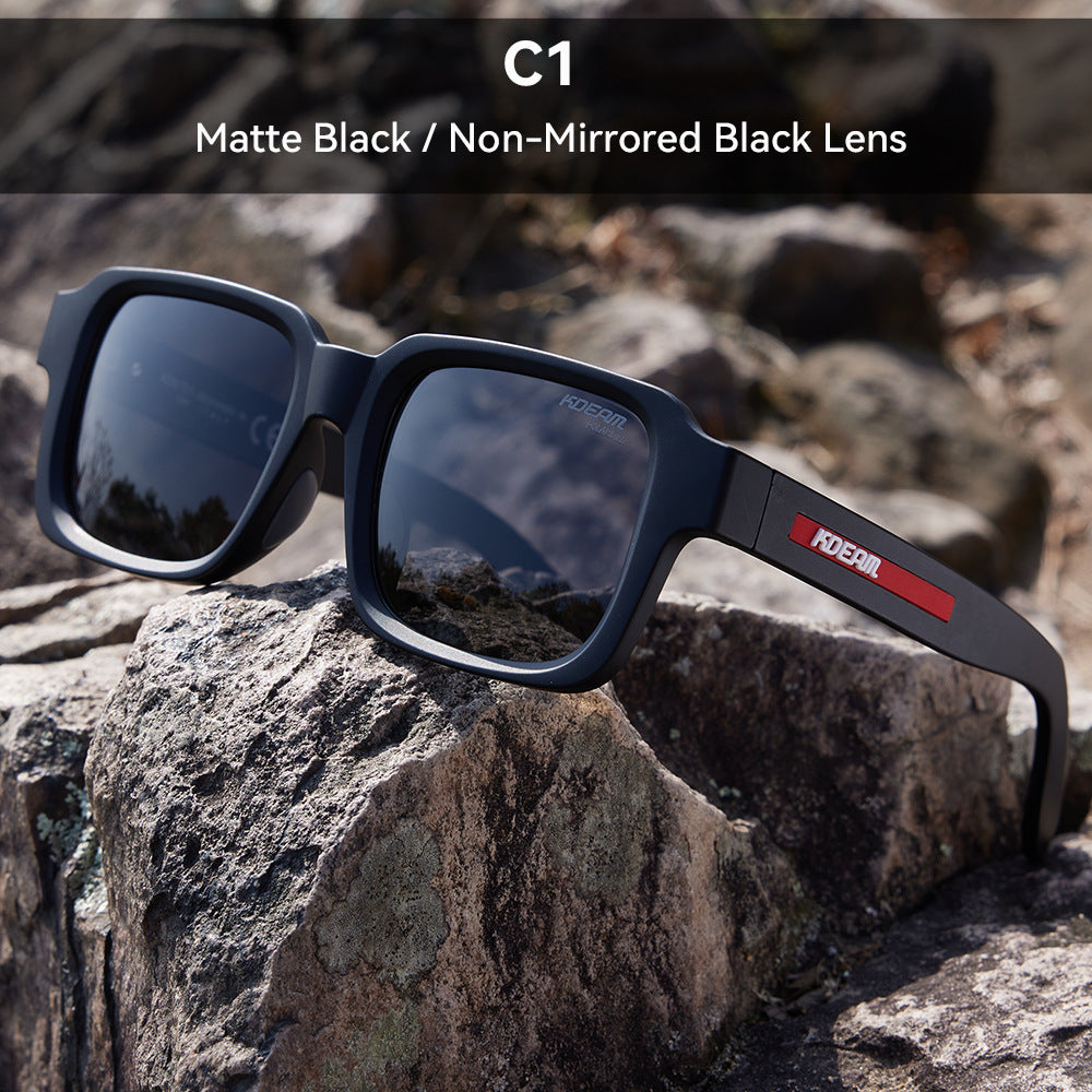 3    TR90 Colorful Polarized Sunglasses Square