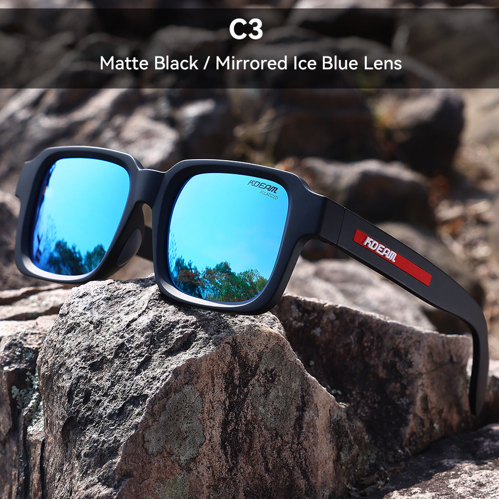 3    TR90 Colorful Polarized Sunglasses Square