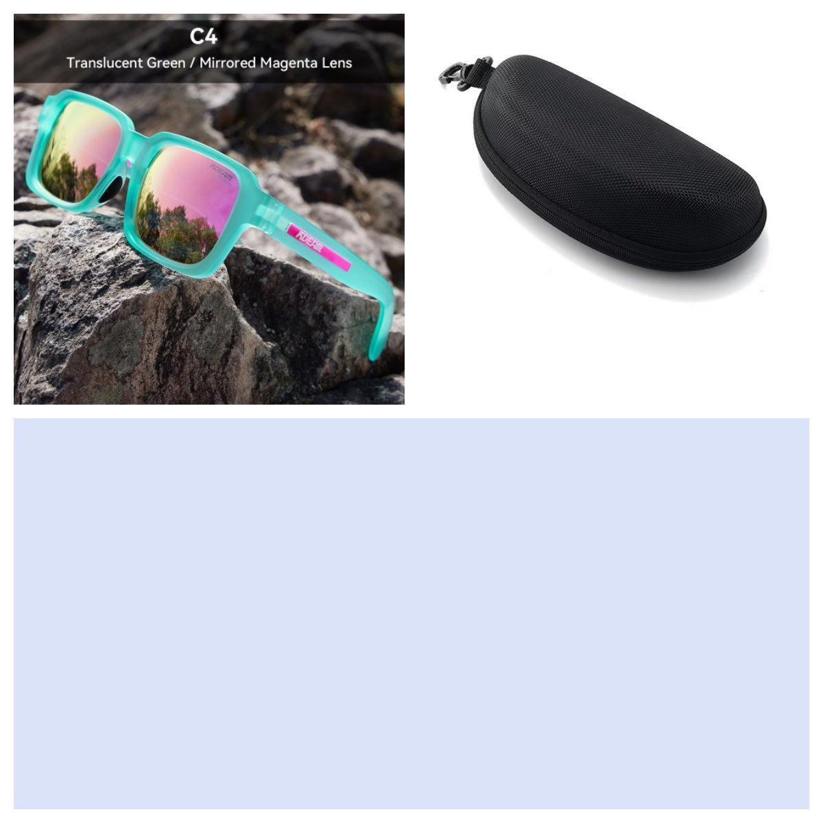 3    TR90 Colorful Polarized Sunglasses Square