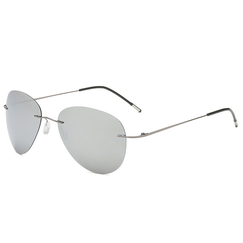 Ultralight Titanium Frameless Aviators