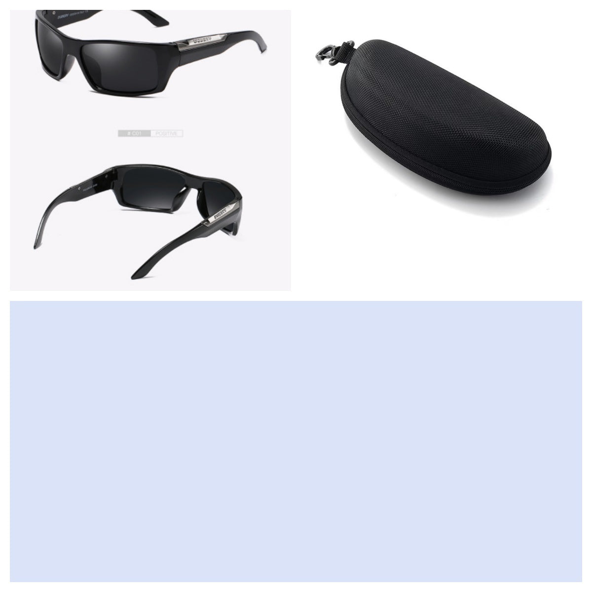 Two tones with accents and hard cases Sunglasses