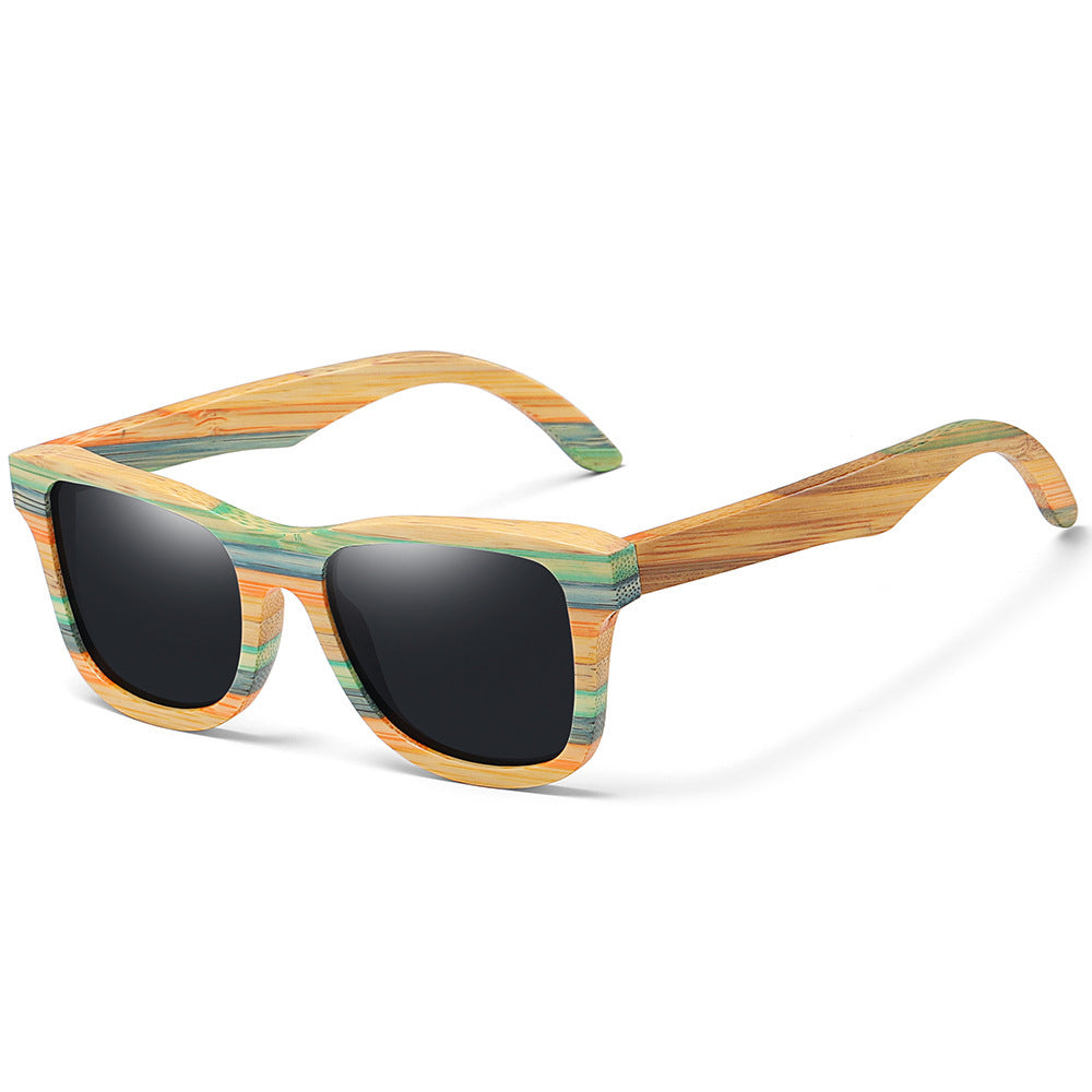 Bamboo Shades Unisex Wayfarer Design