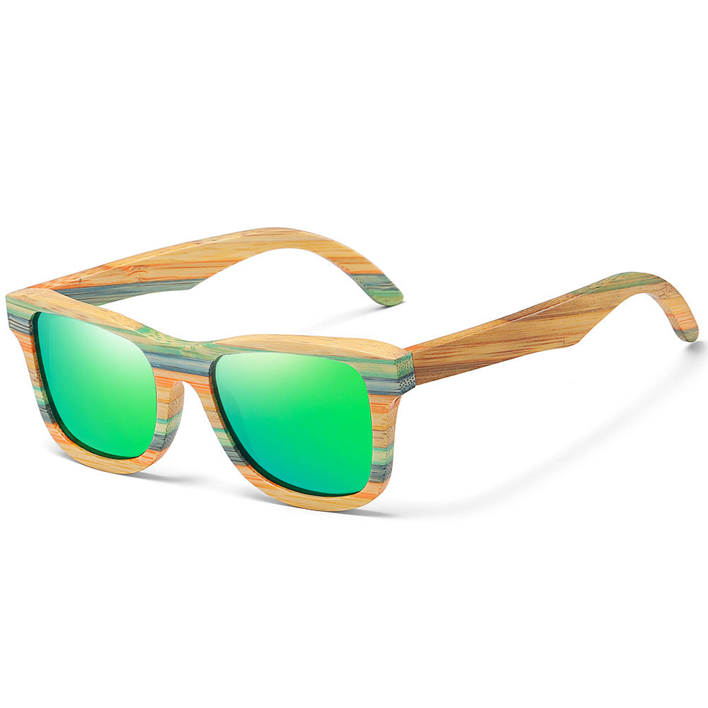 Bamboo Shades Unisex Wayfarer Design