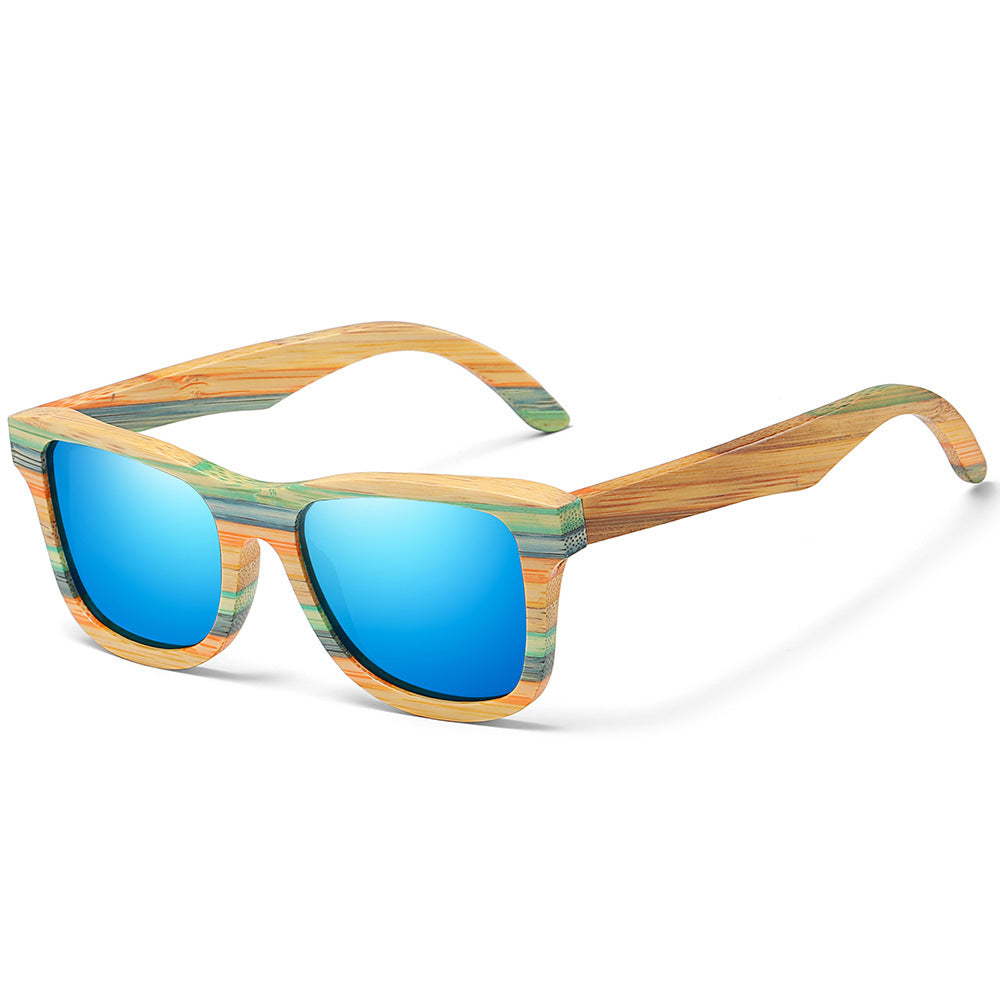Bamboo Shades Unisex Wayfarer Design