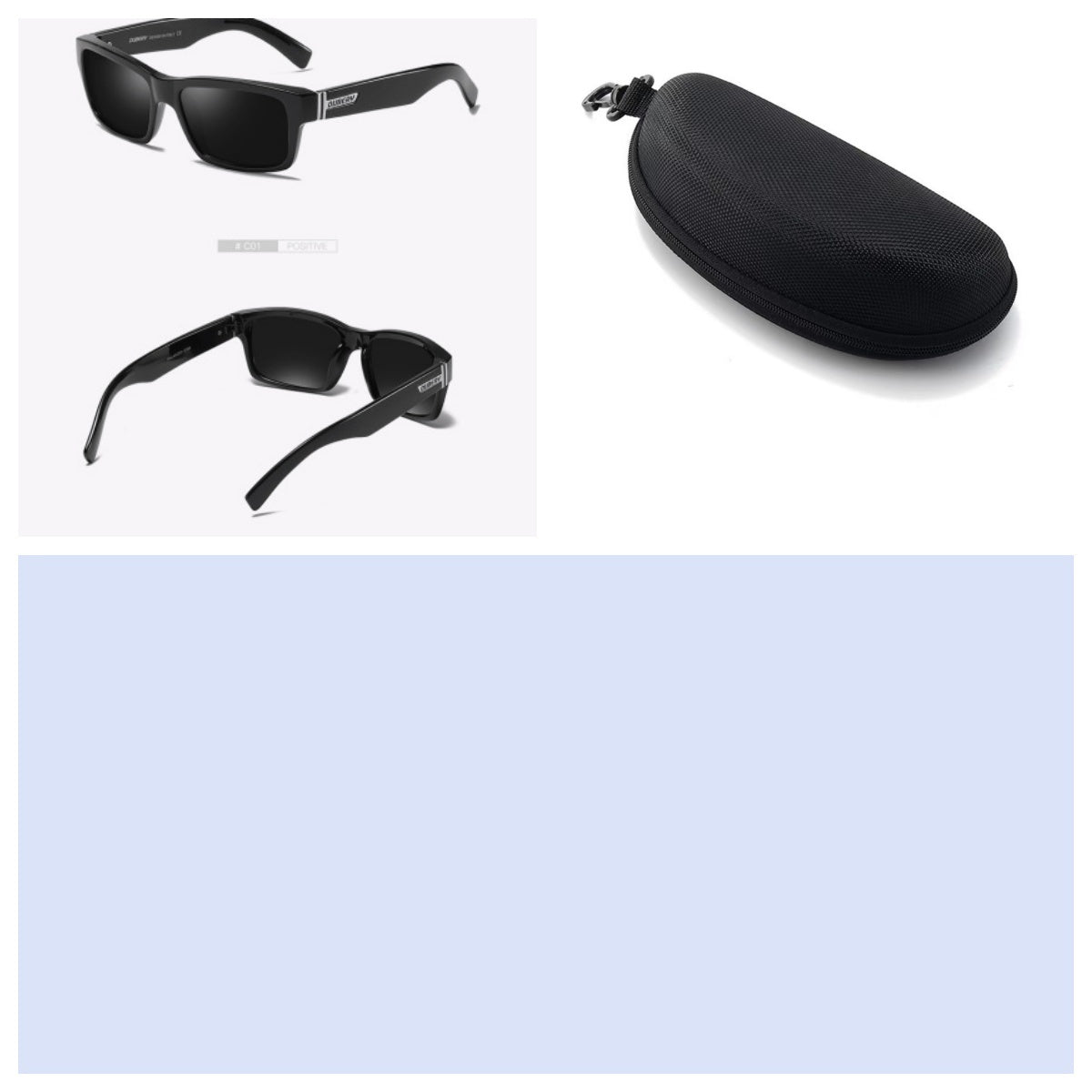 Rectangle Frame Wayfarer Vibes Sunglasses