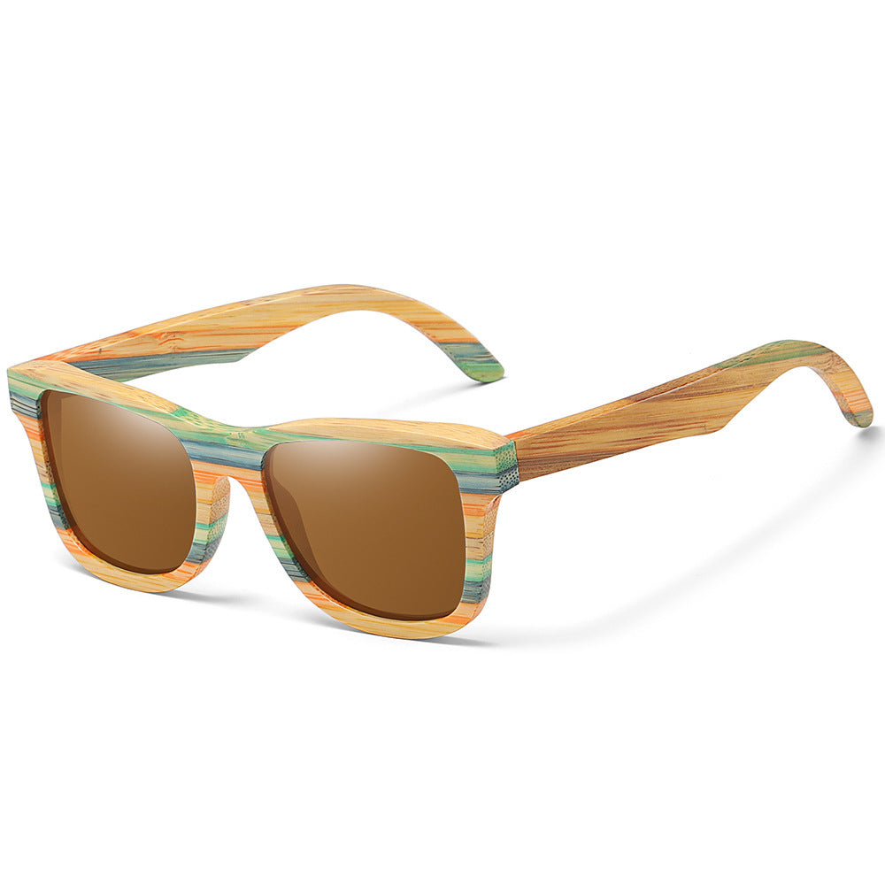 Bamboo Shades Unisex Wayfarer Design