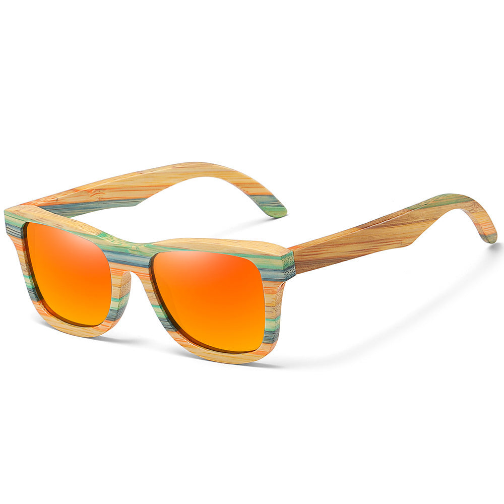 Bamboo Shades Unisex Wayfarer Design