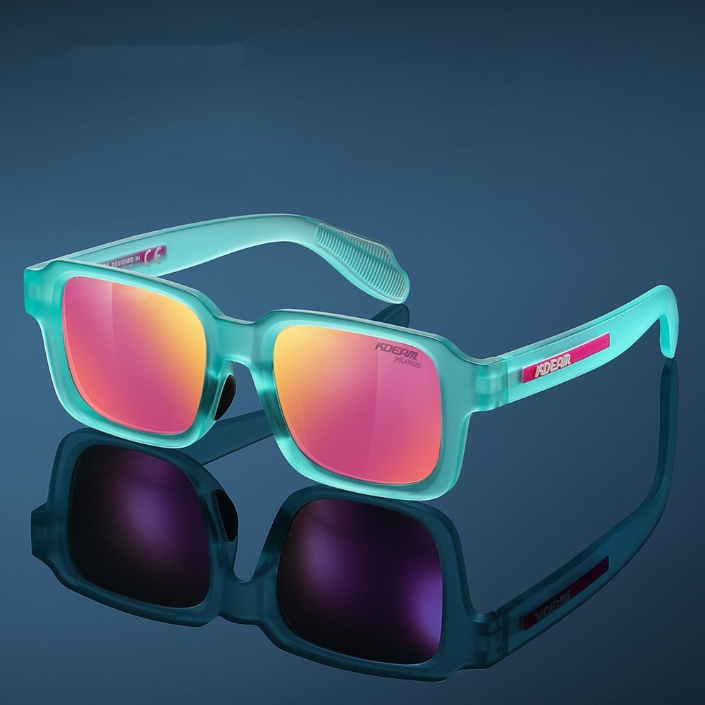 3    TR90 Colorful Polarized Sunglasses Square