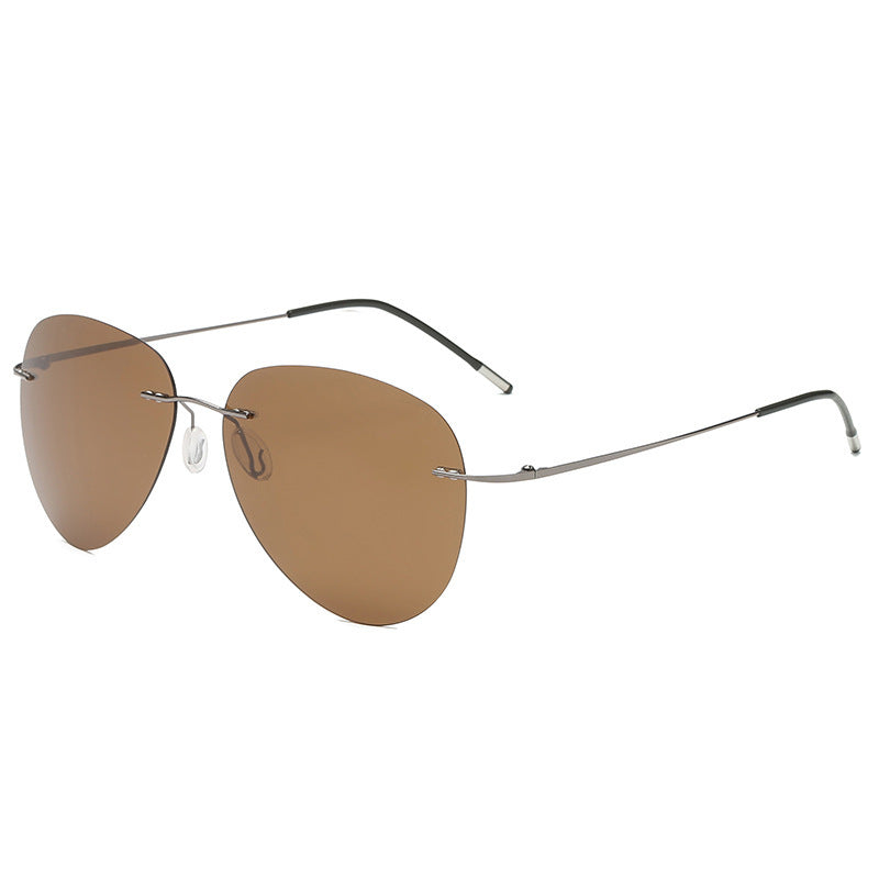 Ultralight Titanium Frameless Aviators