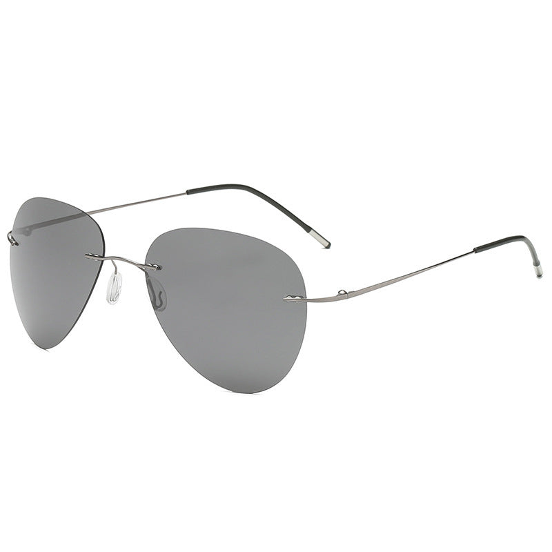 Ultralight Titanium Frameless Aviators