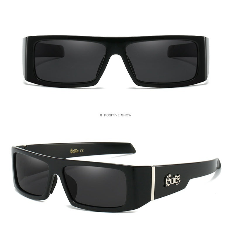 Rectangle wrap around sunglasses