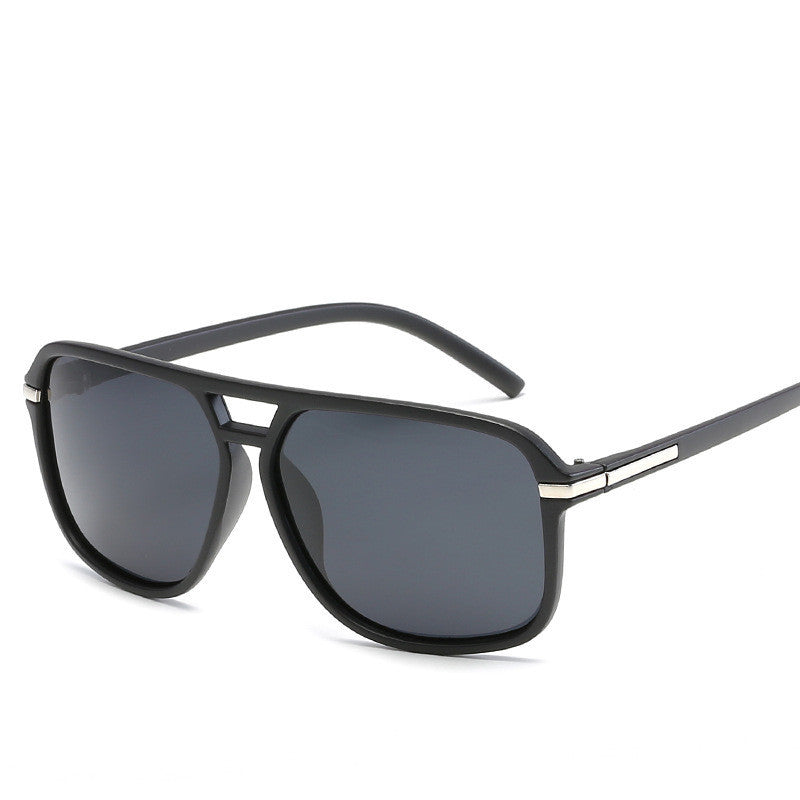 Double Bridge Two Tone Squared Sunglasses